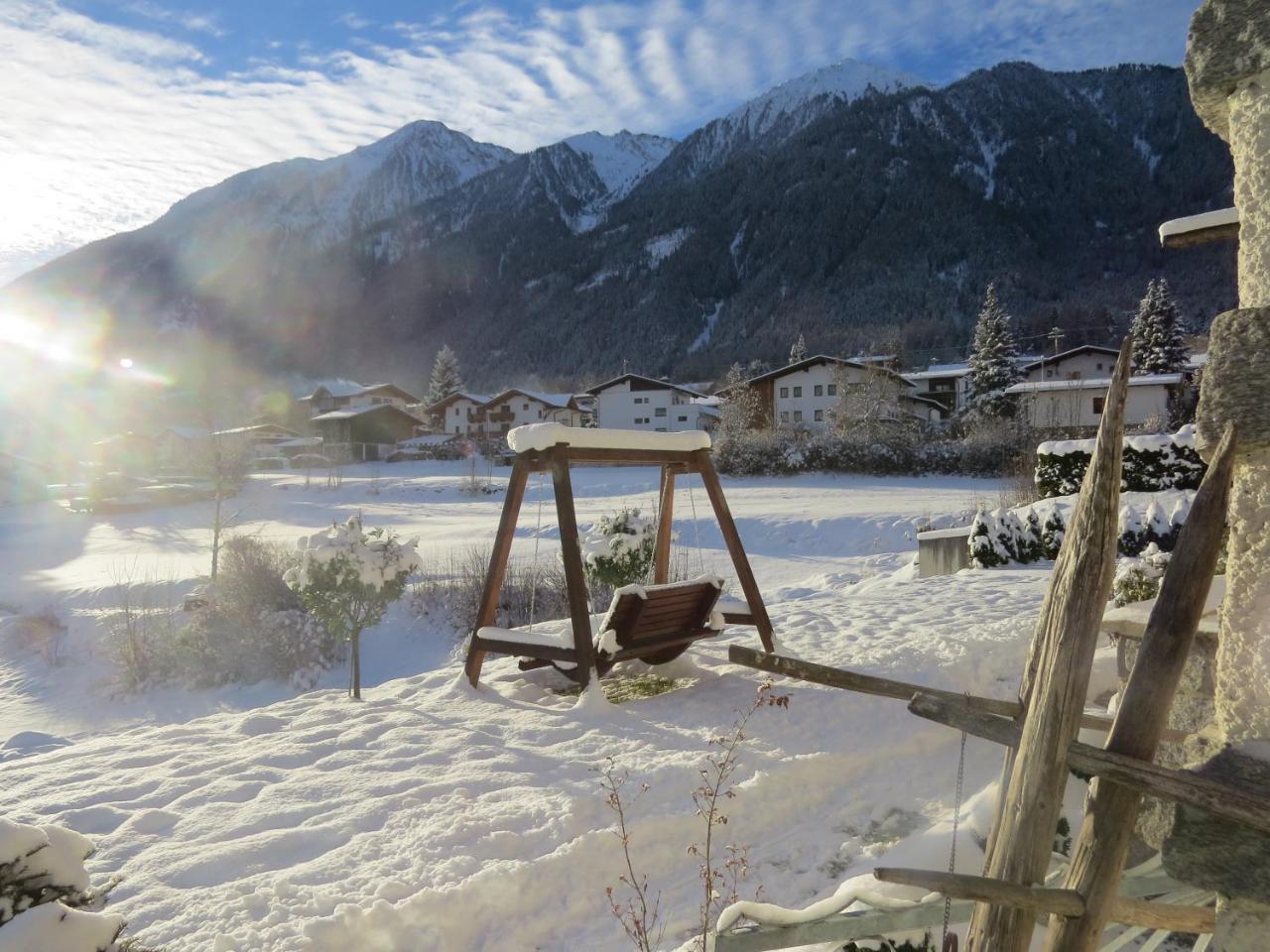 Ferienhaus Oetztal-Lodge Sautens Buitenkant foto
